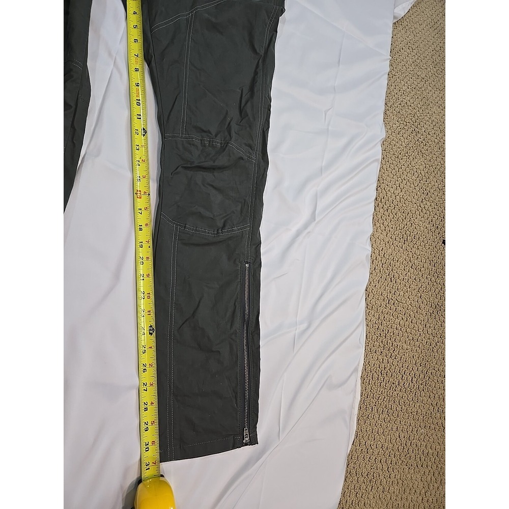 Kuhl Pants Womens Adult 8 Olive Skinny Pants Zipper Hiking Stretch - Picture 10 of 13